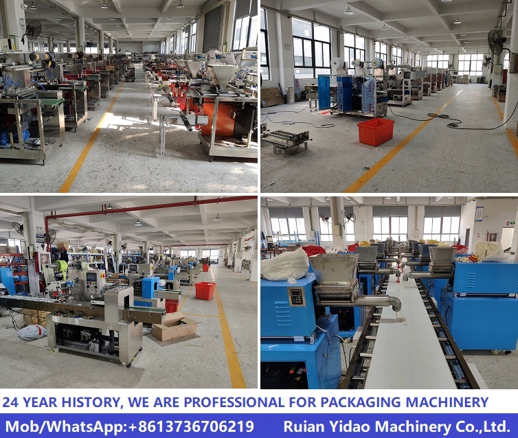 Automatic Horizontal Flow Pillow Bakery Bread Biscuit Cookies Packing Machine