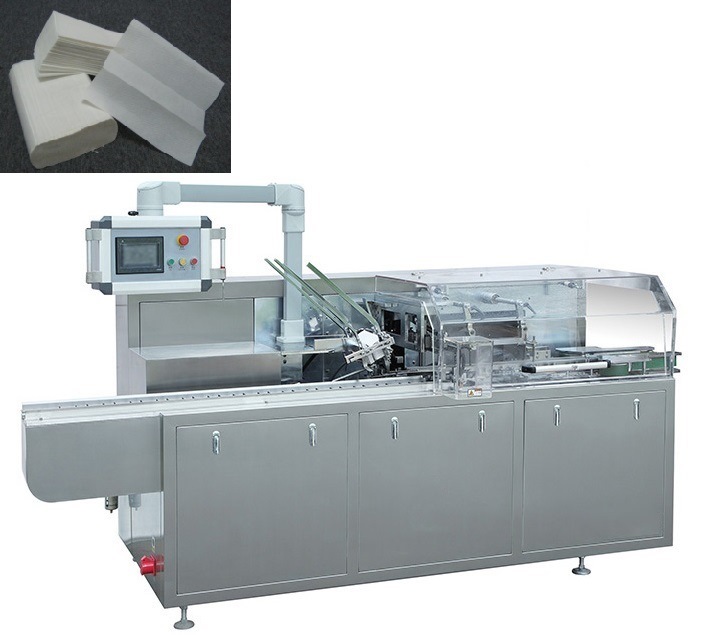 د اتوماتیک کاغذ تولیه کاغذ نسج کارتن بسته کولو ماشین
