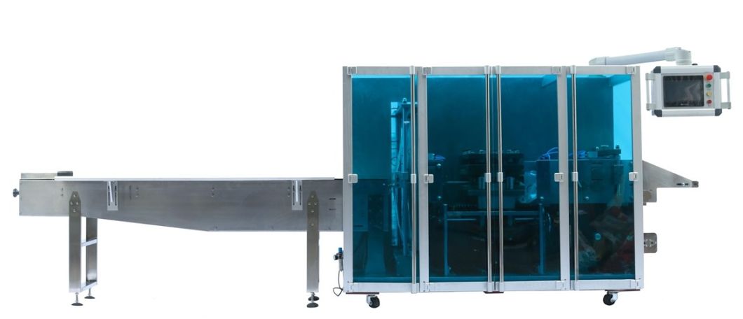 Máquina de envasado automática horizontal con almofada de xel de refrixeración Sb800W