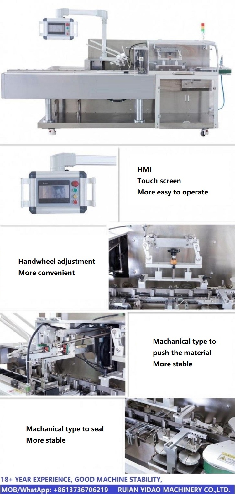 Automatyske Carton Packing Machine foar Papier Tissue Cartoner