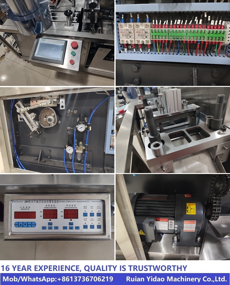 Dpp-80 Auto Alu-PVC / Alu-Alu Heat Sealing Food Blister Pack Machine