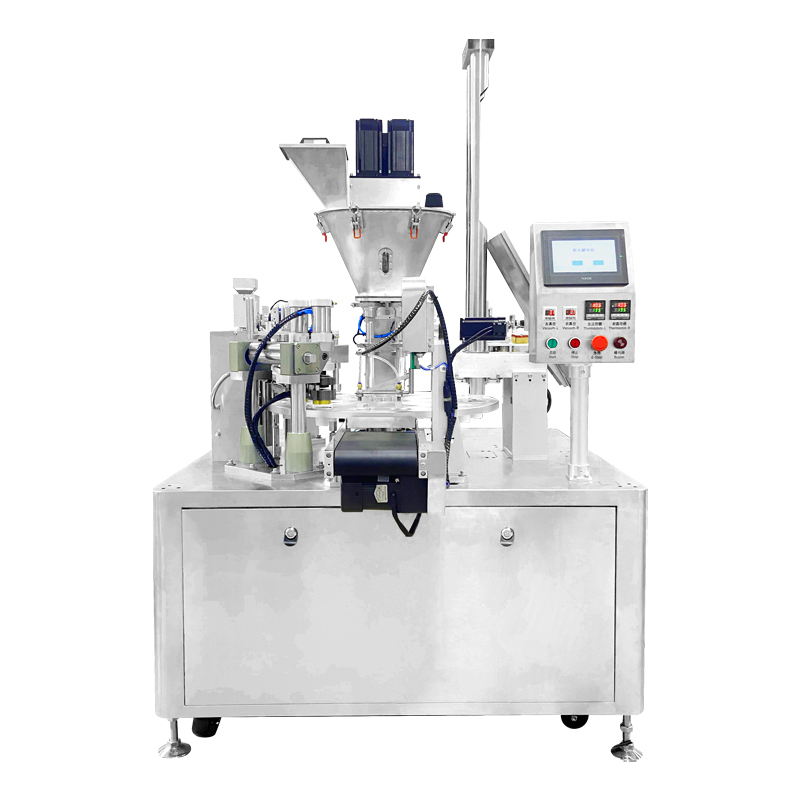 China Fully automatic coffee capsule filling and sealing machine ...