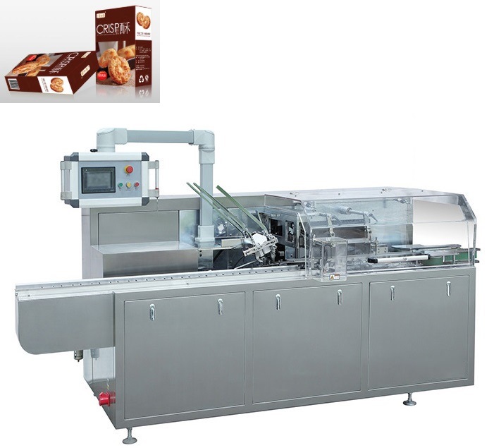 Automatic Plastic Packing Box Cartoning Machine for Biscuit Cookie