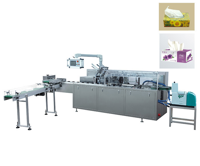 Facial Tissue Cartoning Machine