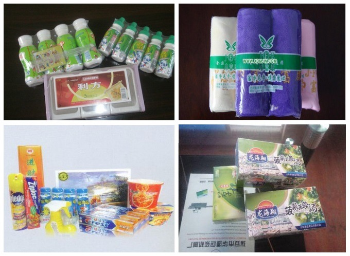 Automatic Shampoo Bottle, Ravioli, Yakult, Noodle Heat Shrink Packaging Machine