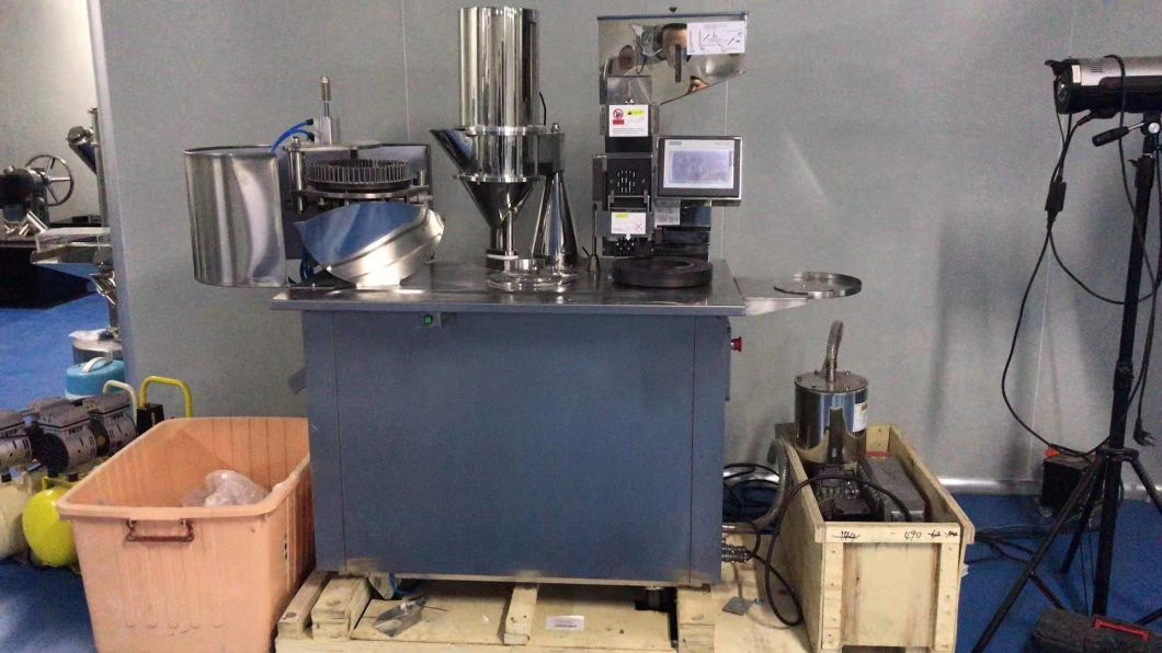 Semi Automatic Capsule Filler with Touch Screen, PLC, Stainless Steel
